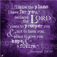 Jeremiah 29:11